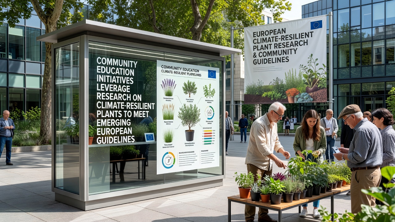 Community Education Initiatives Leverage Research on Climate-Resilient Plants to Meet Emerging European Guidelines